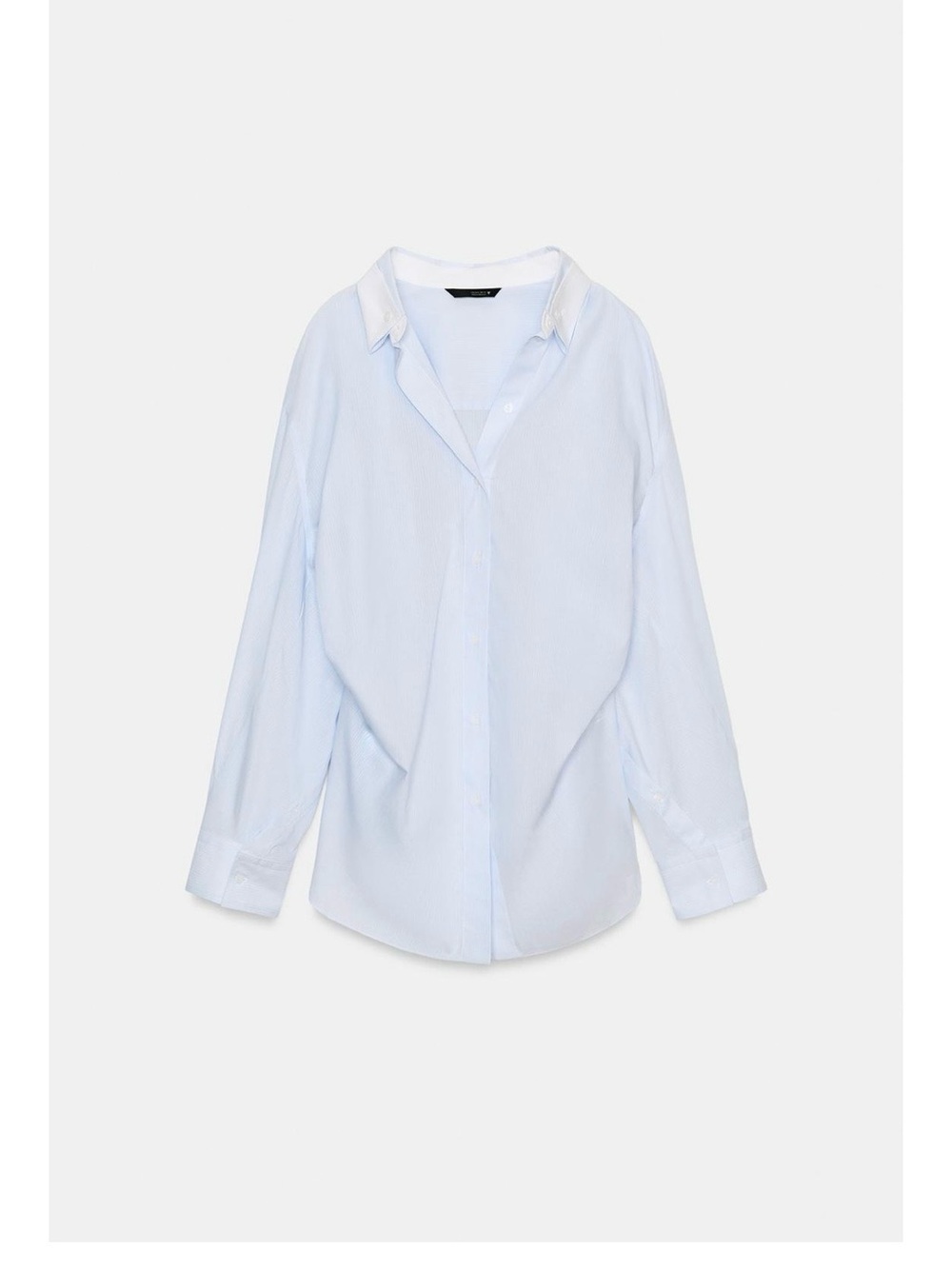 Zara Light Blue Women's Button-Down Shirt